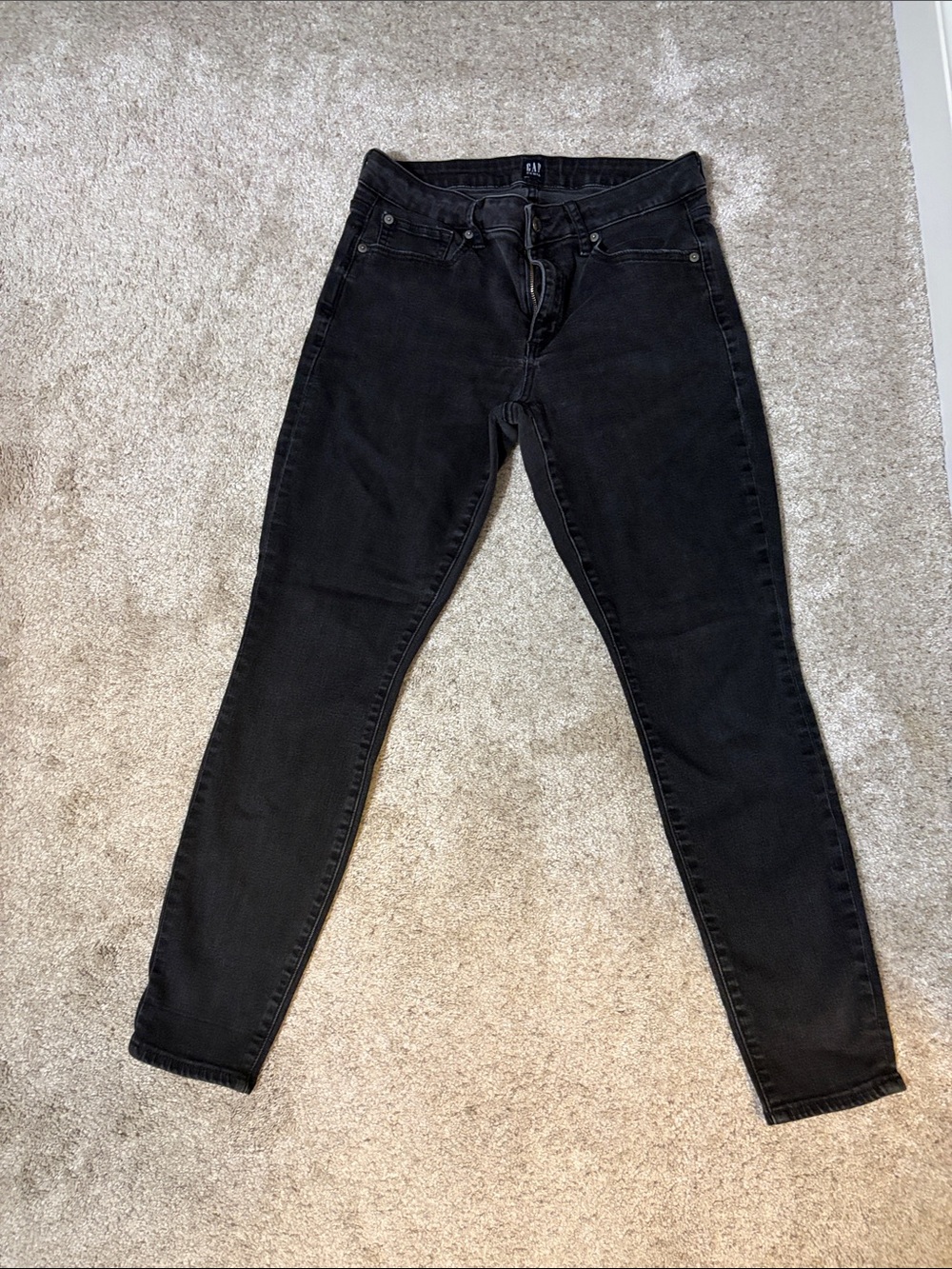 GAP Women's Charcoal Skinny Jeans